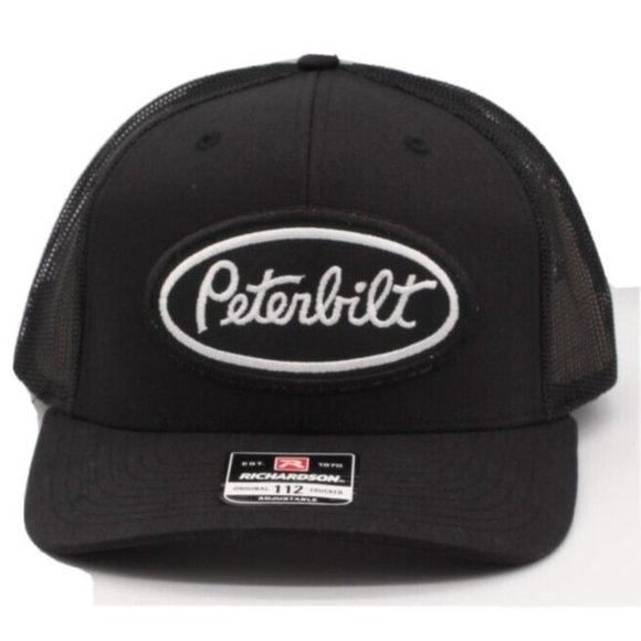 Peterbilt Trucker Hat - Richardson 112 Snap Back Trucker Hat - Picture 1 of 6